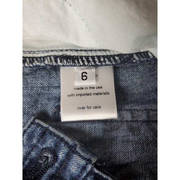 Rachel Comey Jeans Tie Dye Dip Dye Bleach Wide Leg 6 High Rise Frayed Hem Boho - Picture 8 of 11